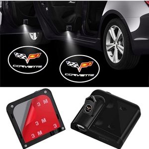 COPY - New Corvette logo car door projector lights.  Universal fit any car.
